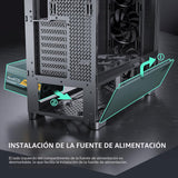 Antec Flux Pro Blanco, 6 ventiladores PWM incluidos, panel frontal...