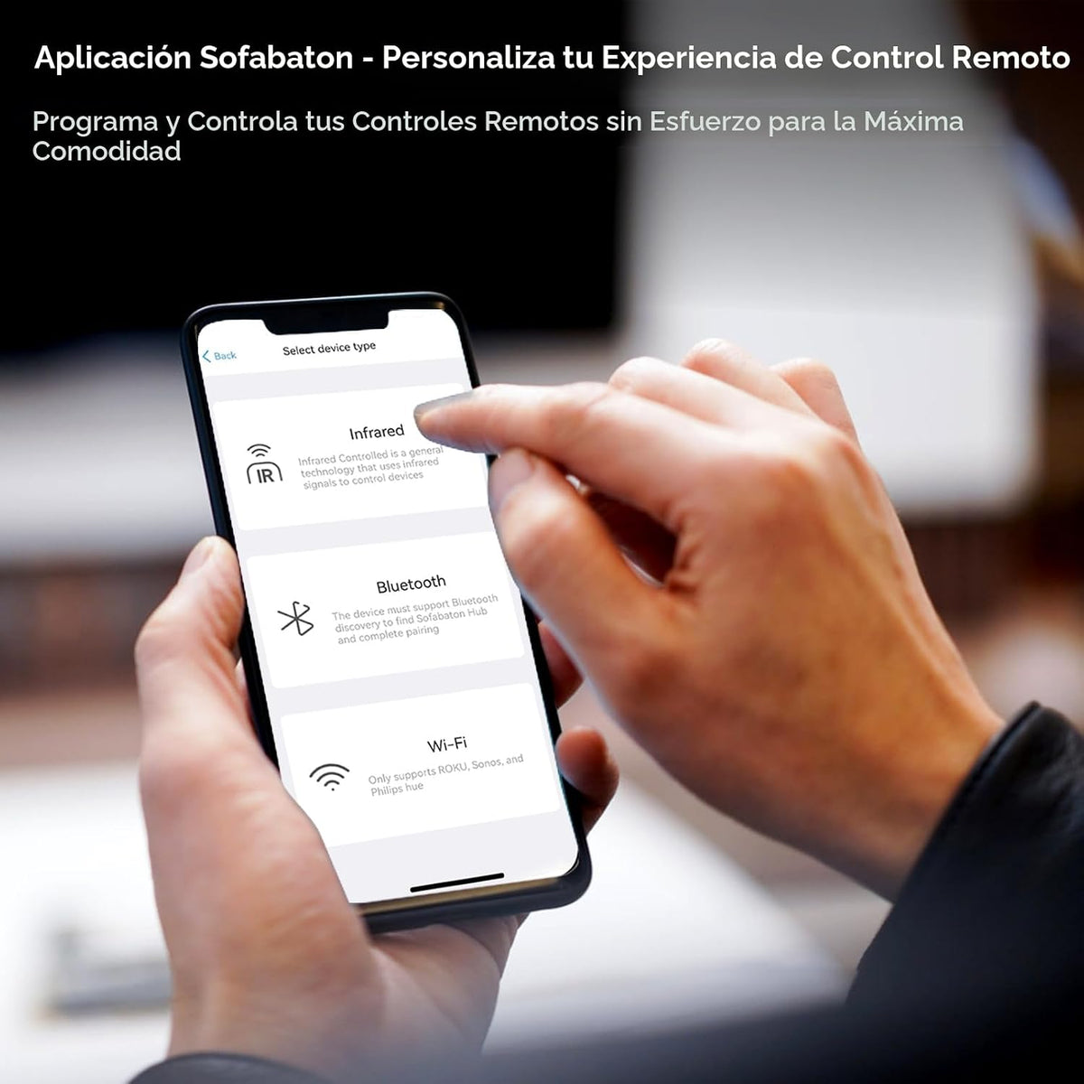 Mando a distancia universal SofaBaton X1S con hub, control remoto universal con actividades de un toque, personaliza la aplicación SofaBaton, compatible con 60 dispositivos, compatible con Alexa y
