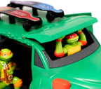 Teenage Mutant Ninja Turtles, Turtle Party Cruiser con luces y sonidos, estilo vintage, juego interactivo, a partir de 3 años