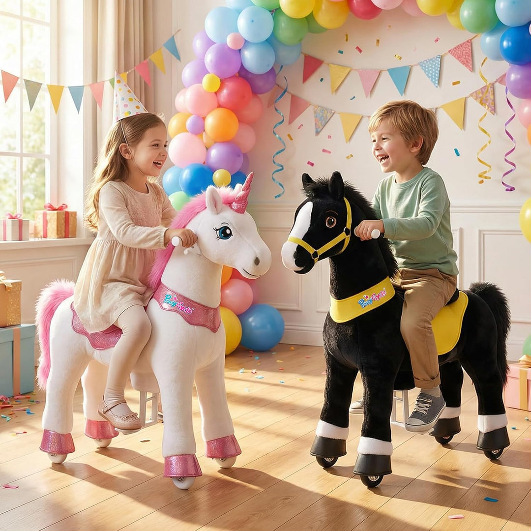 PonyCycle Juguetes de unicornio para montar para niñas Pony de mont...