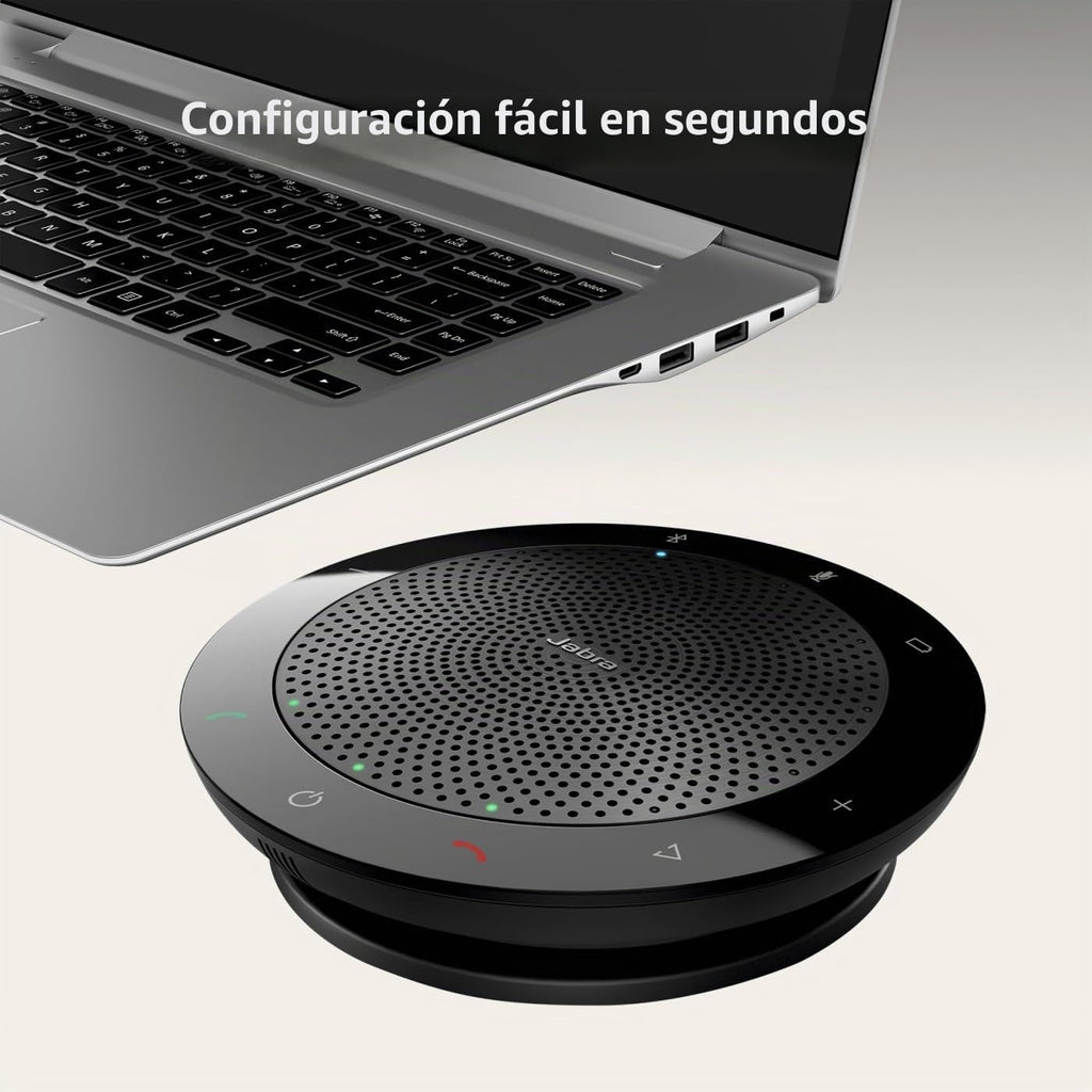 Jabra Speak 510 (edición 2025) Altavoz portátil USB Bluetooth, color negro