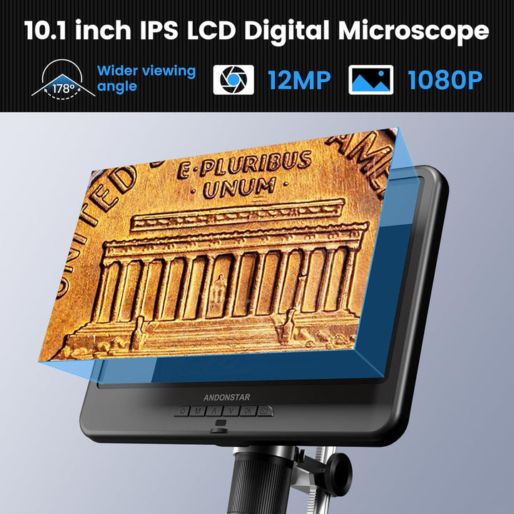 Andonstar AD210 Microscopio Digital LCD de 101 Pulgadas