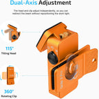 OLIGHT Oclip 2 Pro - Linterna EDC recargable, luz con clip, color naranja