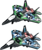 Drones para niños Avión RC de espuma, avión de control remoto, 2 unidades