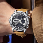 OLEVS Relojes para Hombre Moda Fecha Regalo Cronógrafo Reloj para Hombre Gran Negocio Digital Calendario Resistente al Agua Reloj de Muñeca para Hombre