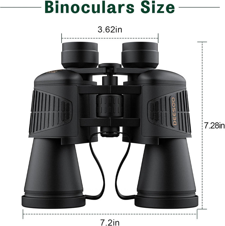 Binoculares de 20 x 52 para adultos de alta potencia