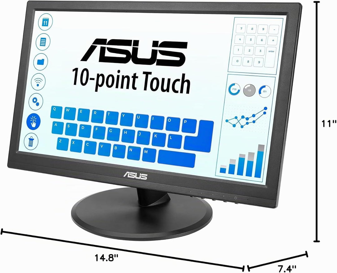 ASUS VT168HR Monitor LED retroiluminado de 15.6" Full HD 1366X768 H...