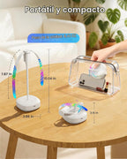 Edvision Fly Fans para mesas, ventilador de alimentos recargable de...