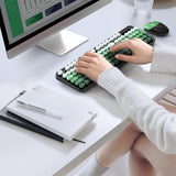 SQMD Combo de teclado y ratón inalámbricos, teclado de máquina de e...