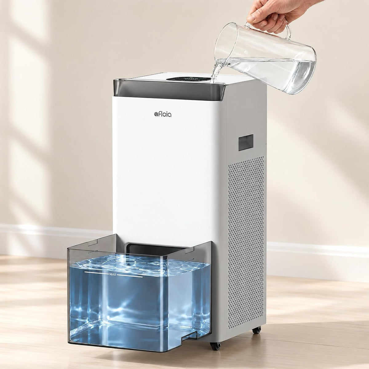Afloia Humidificador sin niebla de 10L, llenado superior, 50.7 fl oz/h para