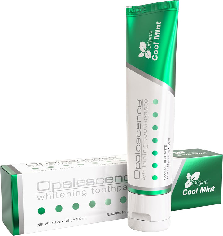Pasta dental Blanqueadora Opalescent, menta fría con fluoruro, 4.7...
