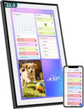 Calendario digital de 21.5" con recompensas de tareas, pantalla táctil y