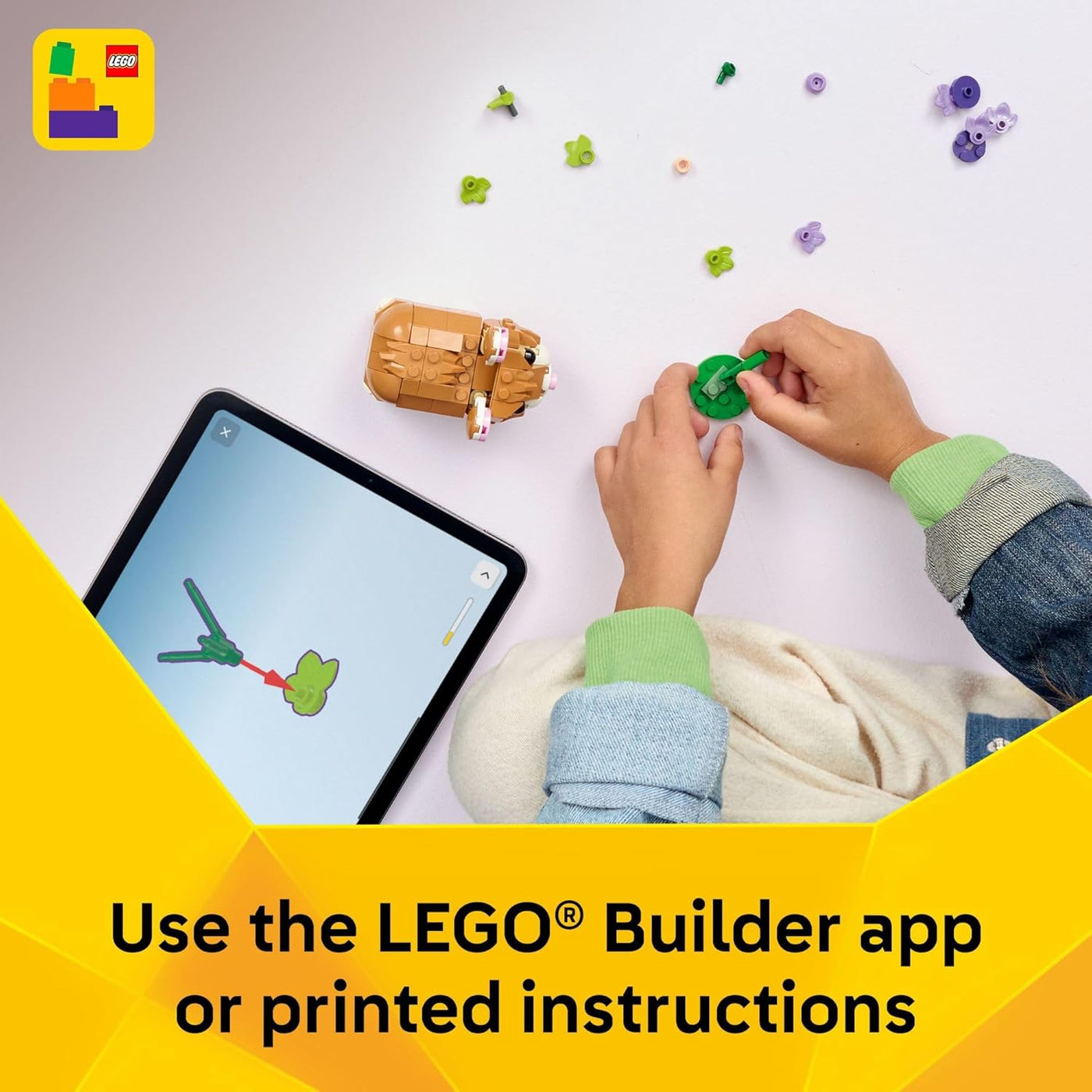 LEGO Creator 31376 - Lindo hámster 3 en 1 con un juguete