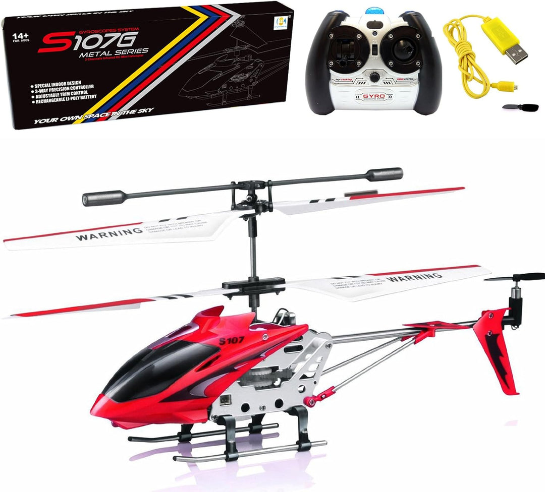 Cheerwing S107\/S107G Phantom 3CH 3.5 Canales, Mini Helicóptero RC...