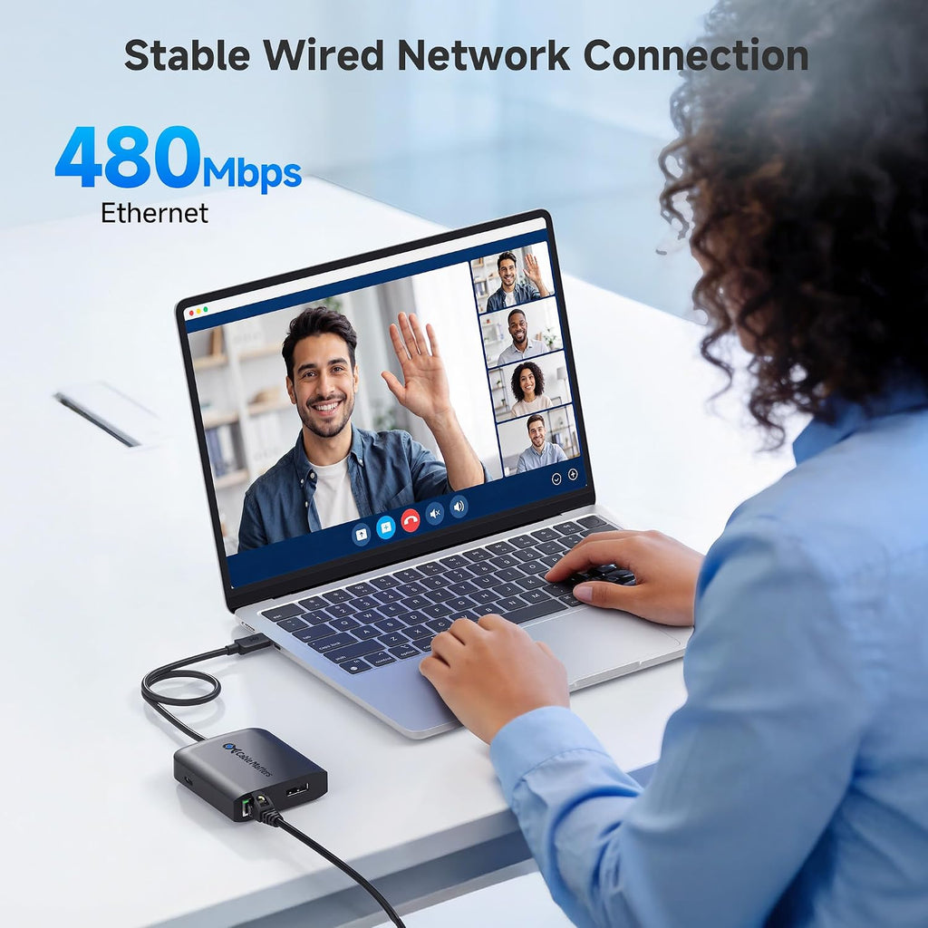 Cable Matters, 201046-BLK, hub USB 2.0 de 2 puertos, alimentado