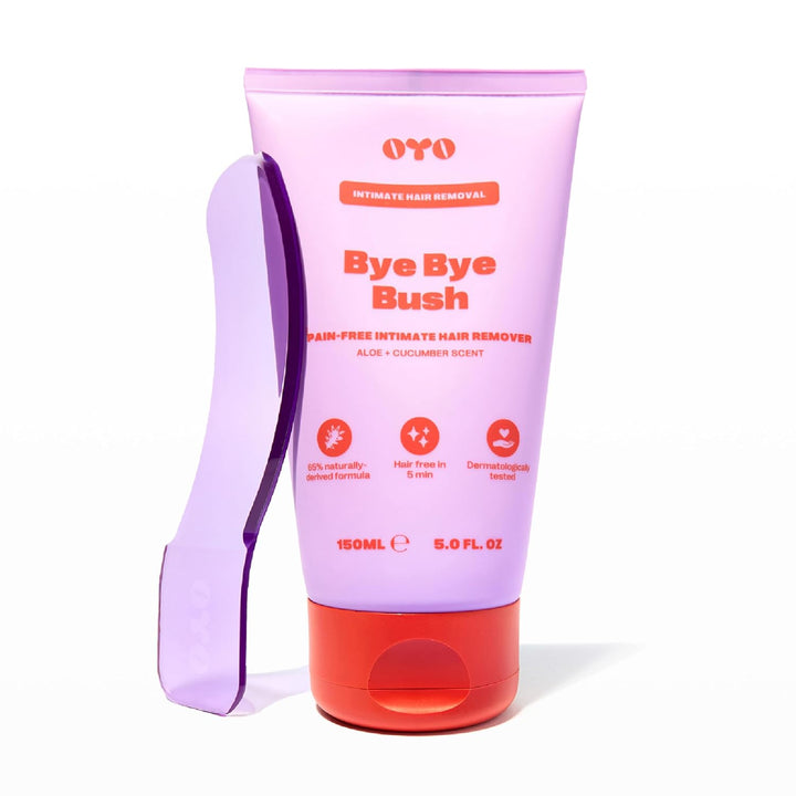 Bye Bye Bush by OYO - Crema depiladora para mujeres para área priva...