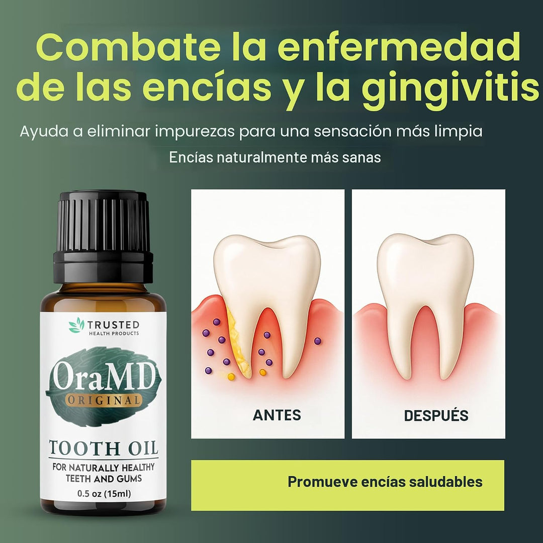 OraMD Aceite dental original (1) - Alternativa natural para pasta d...