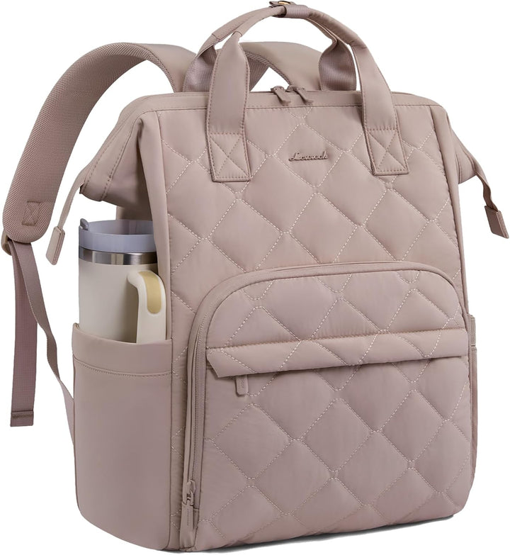 LOVEVOOK Mochila para laptop para mujer, mochila de viaje de trabaj...