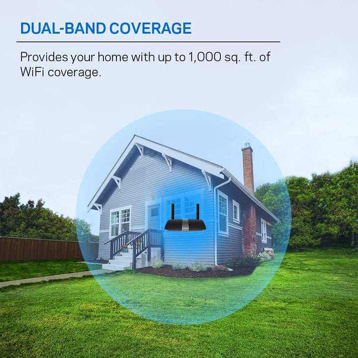 Linksys Router Wi-Fi de doble banda EA6350 para el hogar (enrutador...
