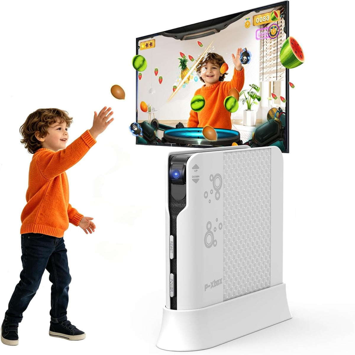 Consola de juegos AR Motion para niños - Plug & Play Active TV Videojuegos