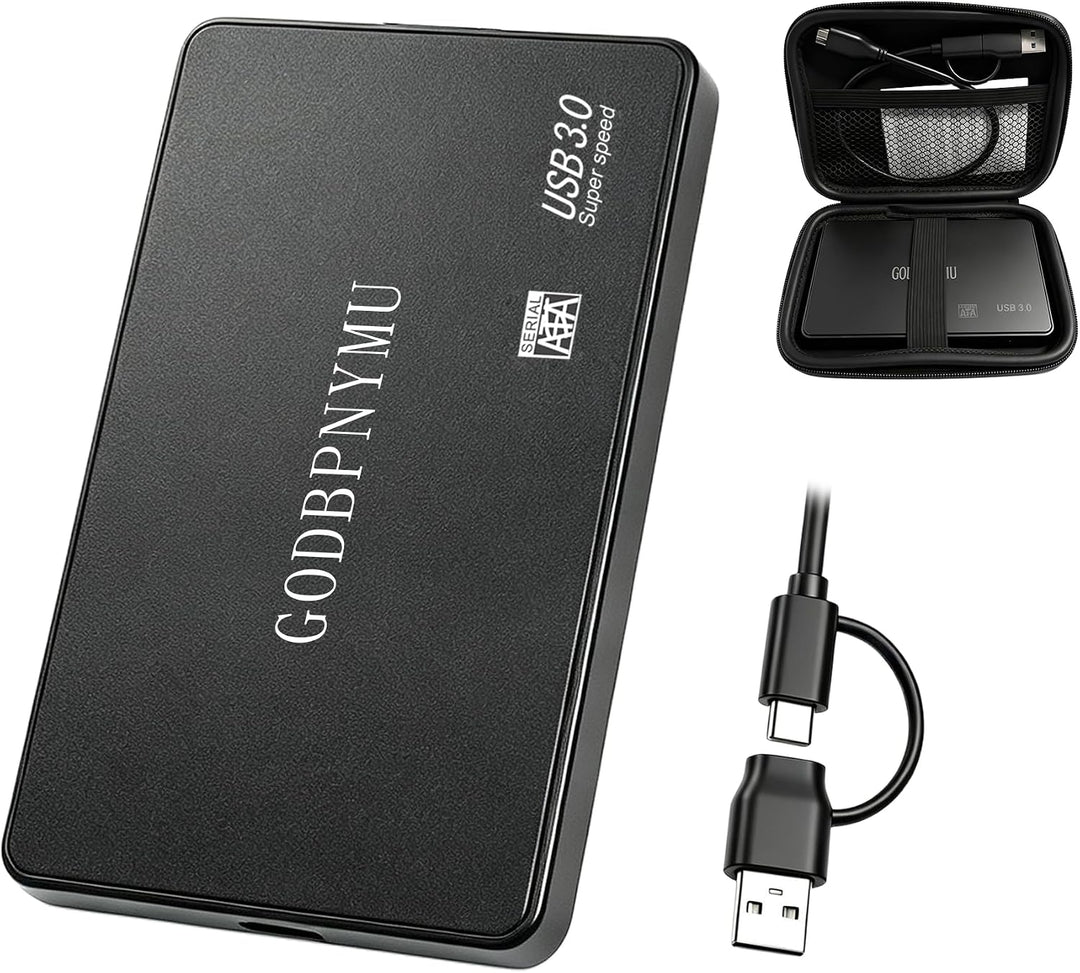 GODBPNYMU Disco duro externo 500GB HDD USB 3.0 Almacenamiento portá...