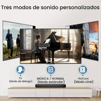 SIMOLIO 737D Plus - Auriculares inalámbricos para ver TV, By-Pass a barra de sonido, modos de diálogo claro y cine, auriculares duales con volumen mejorado Bluetooth para personas mayores, sin demora