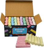 Chochkees 180 tizas jumbo surtidas para acera, tiza lavable de color neón, ideal para arte al aire libre, niños y niñas, perfecto para recuerdos de fiesta, 4 pulgadas de alto (paquete de 180)
