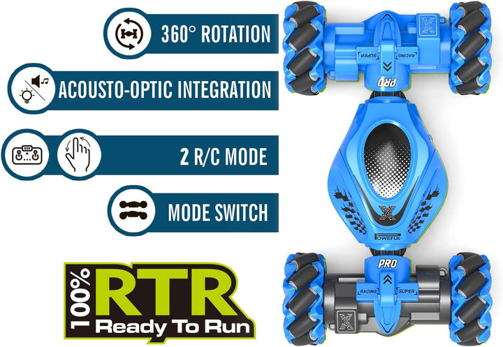 Fosgoit Auto RC con detección de gestos de acrobacias, juguetes par...