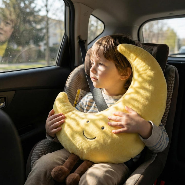 WEIGEDU Crescent Moon - Peluche de animal de peluche, bonita almoha...