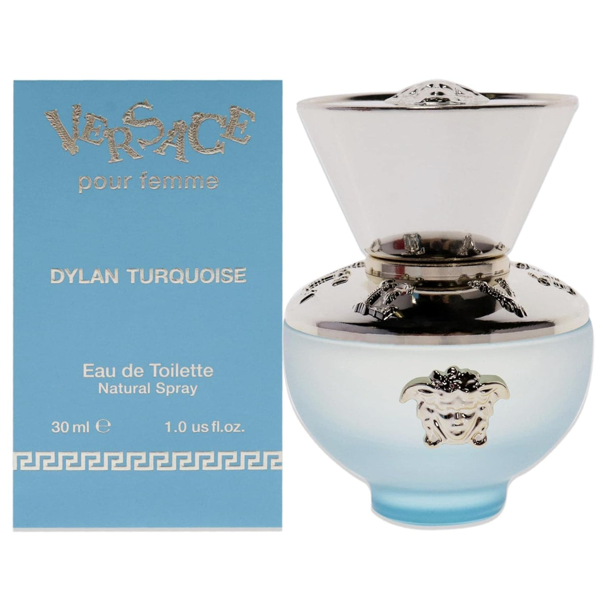 Versace Dylan Turquoise pour Femme - Espray EDT para mujer, 1 oz