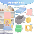 6-Piece Foam Climbing Blocks, Climbing toys para 1 Year Old, Soft Play Set