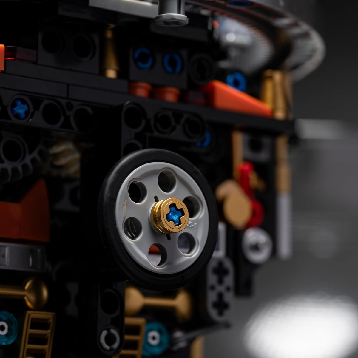 UNCLE BRICK Juego de bloques de construcción de robot esférico transparente, juguetes STEM para edades de 8 a 13 años, programable controlado a distancia, pantalla de expresión LED e iluminación Cyberpunk, regalos de vacaciones y cumpleaños