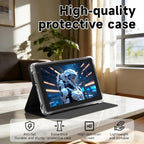 NOVOJOY Tablet de 7 pulgadas con funda, Android 14 Tablet PC, Negro (black with Case)