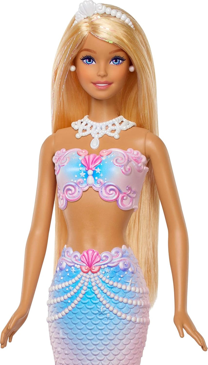Barbie Muñeca de sirena Bubble Sparkle con función y