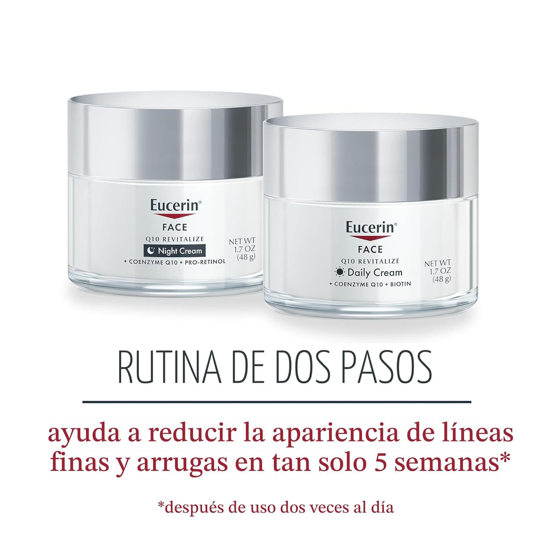 Eucerin Q10 - Set de cuidado de la piel, crema facial diaria antiar...