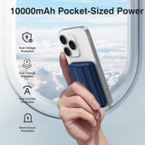 AOGUERBE Cargador portátil Mag-Safe, banco de energía magnético de...