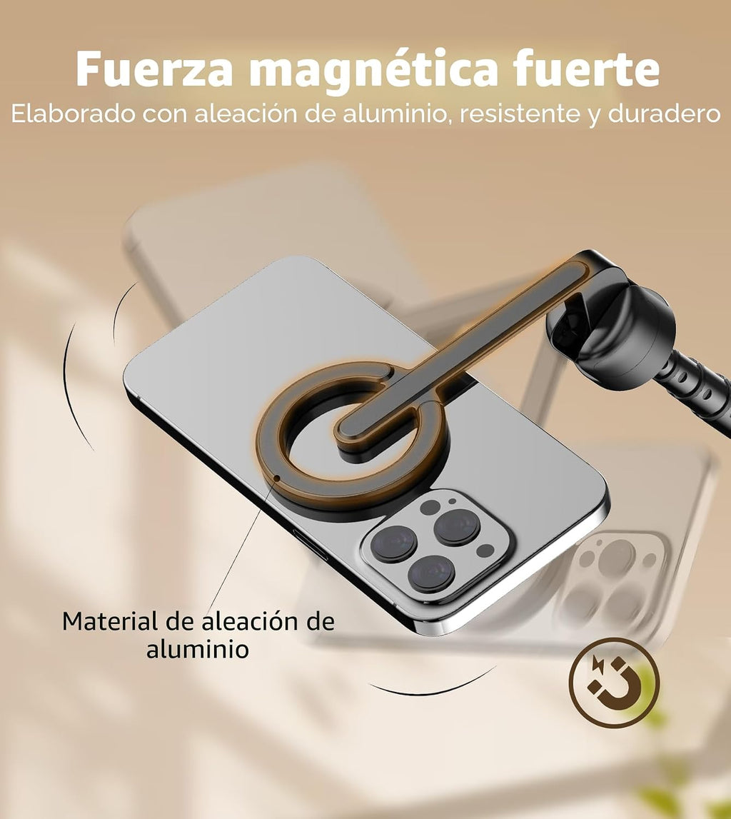 TONEOF 68" magnético aluminio teléfono trípode selfie palo para iPhone y