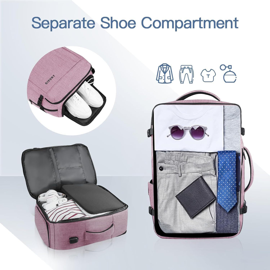 Mochila de transporte, mochila de viaje de 40-50L para hombres y mu...
