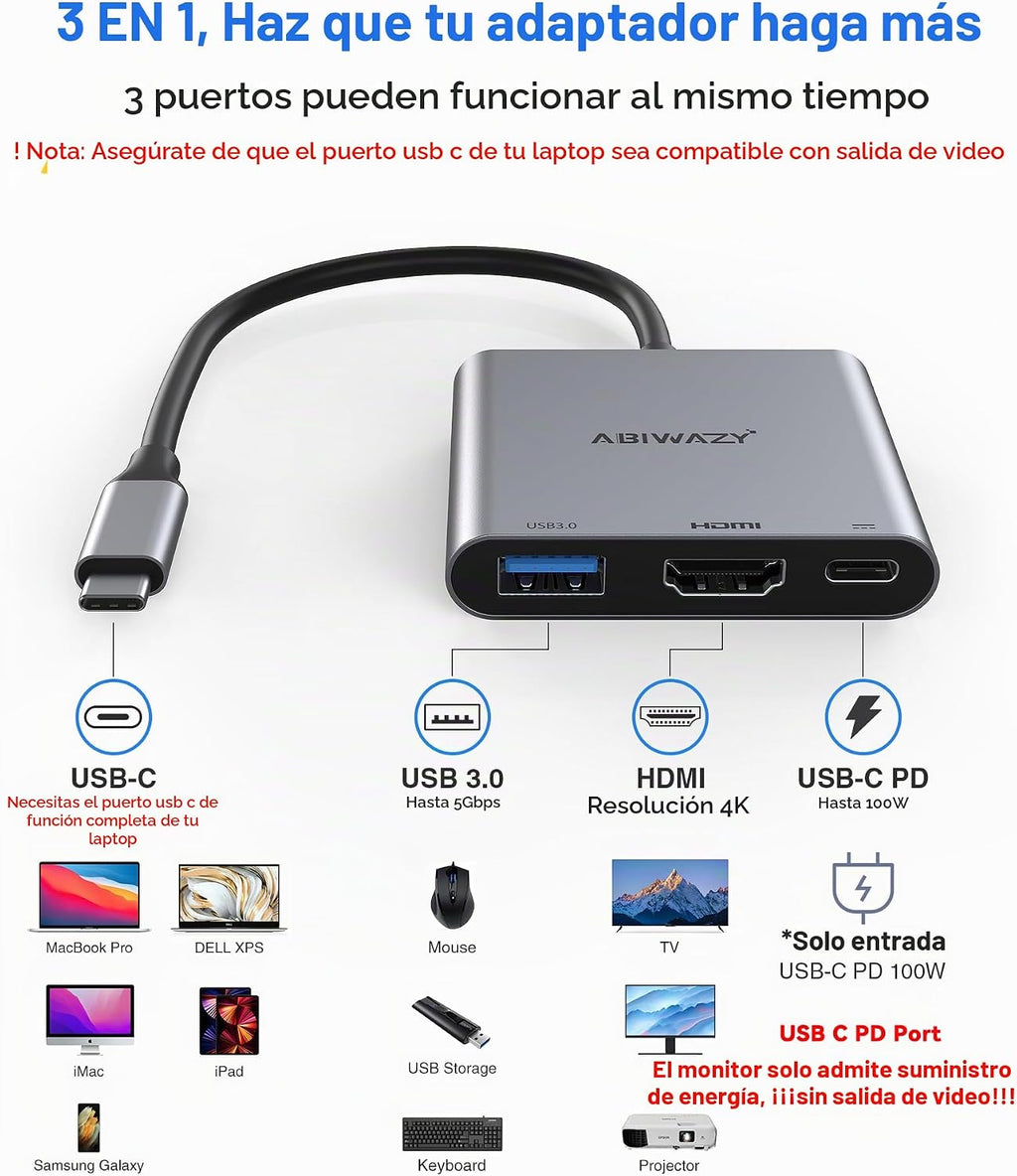 ABIWAZY, AB027, hub USB 3.0