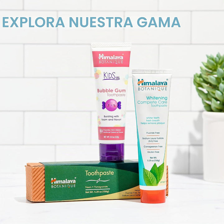 Himalaya Botanique Whitening Complete Care Pasta de dientes, blanqu...