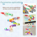 taseyok Juguetes de baño para niños pequeños, juguetes de bañera para bebés con rociadores de ducha de elefante y pista deslizante, juguetes de animales flotantes de pesca, juguetes creativos para