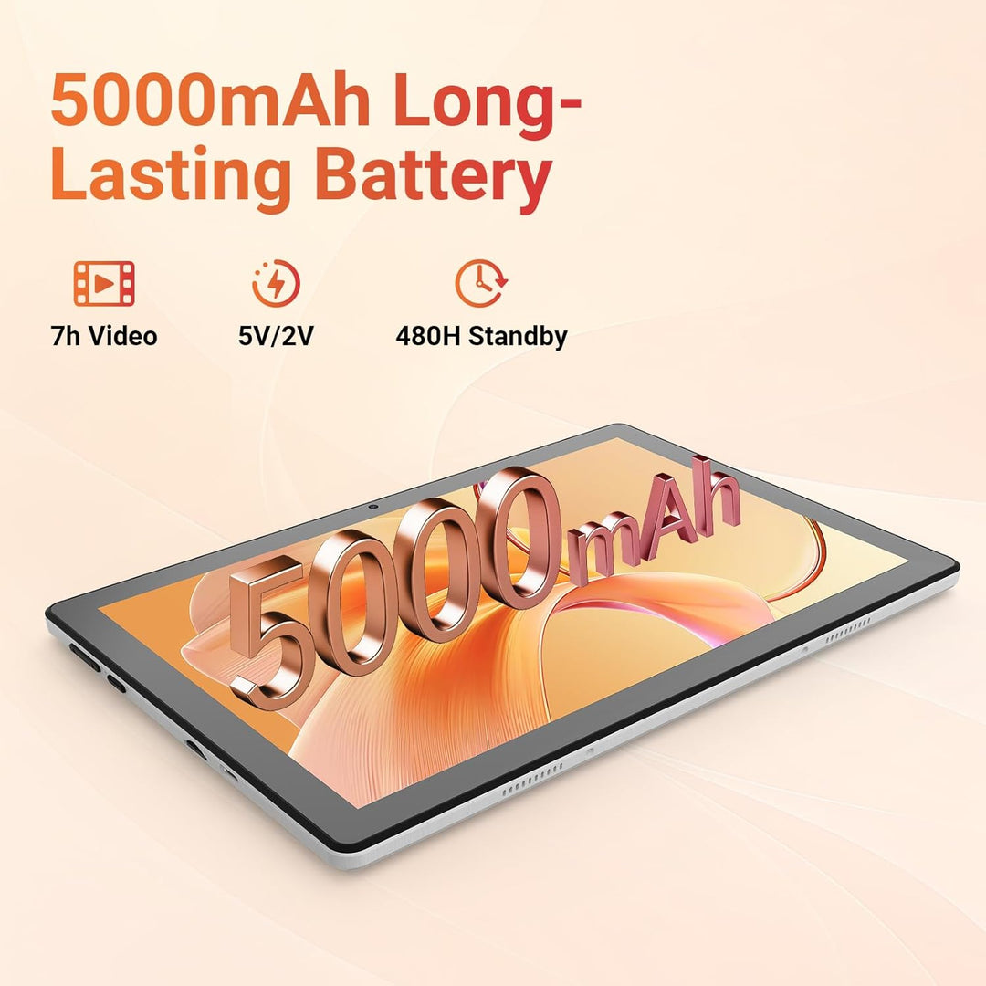 Hakaug Tableta Android de 10 Pulgadas, Procesador Octa-Core, 24 GB...