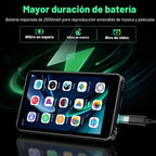 Reproductor MP3 D08 con Bluetooth y WiFi, SWOFY 32 GB MP3 y MP4 reproductores con pantalla táctil HD de 4 pulgadas, reproductores de música Android 13 con Spotify Kids, Pandora, Audible, Amazon Music