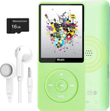 Reproductor de MP3, reproductor de música con tarjeta micro SD de 1...