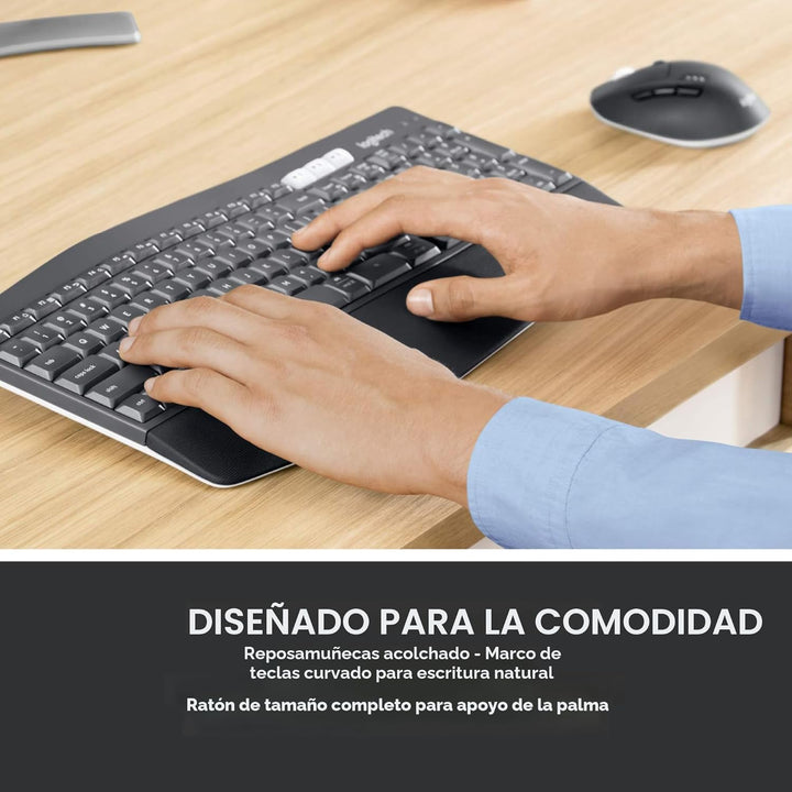 Logitech MK850 - Combo de teclado y ratón inalámbrico de rendimient...