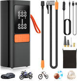 Hexnova Inflador de neumáticos, compresor de aire portátil, 150 PSI...