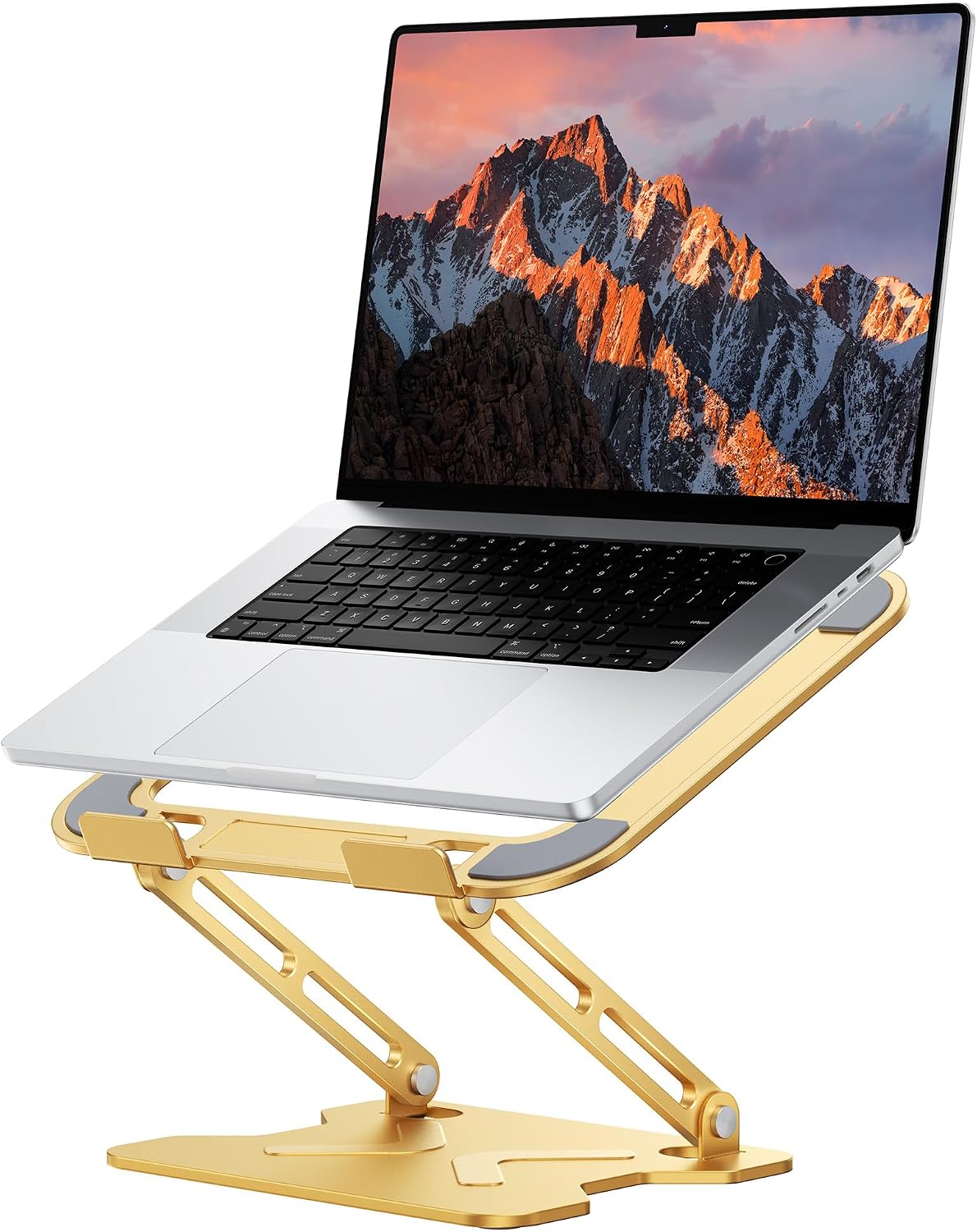 JCZT Soporte ajustable para laptop para escritorio, elevador plegab...