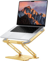 JCZT Soporte ajustable para laptop para escritorio, elevador plegab...