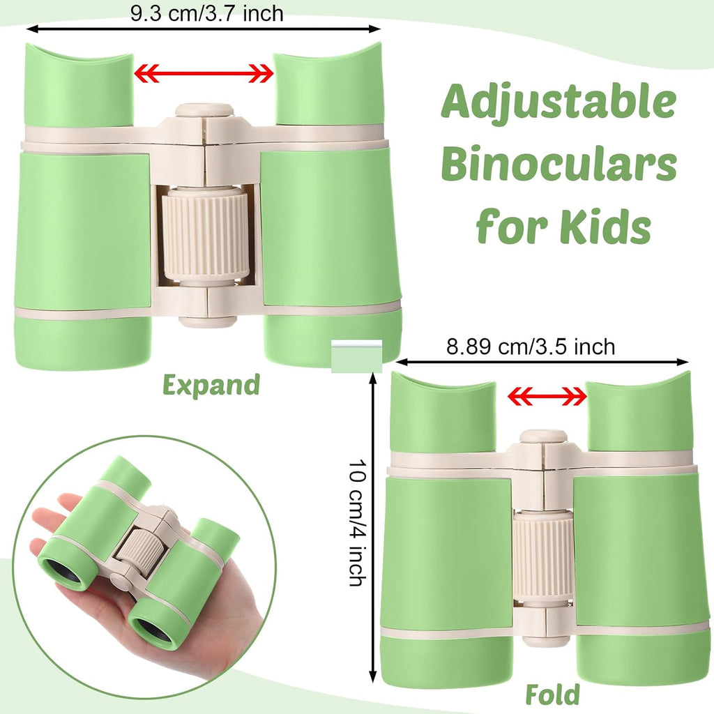 Yunsailing 6 prismáticos para niños de 3 a 12 años, colores suaves