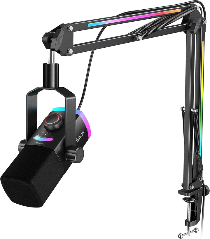 Kit de micrófono de juego FIFINE, micrófono dinámico XLR\/USB para...